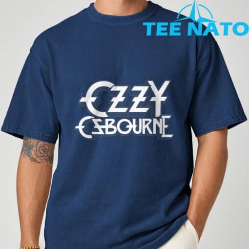 Ozzy Osbourne White Logo T-Shirt - Image 4