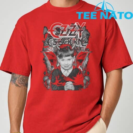 Ozzy Osbourne Young Ozzy Demon T-Shirt - Image 5