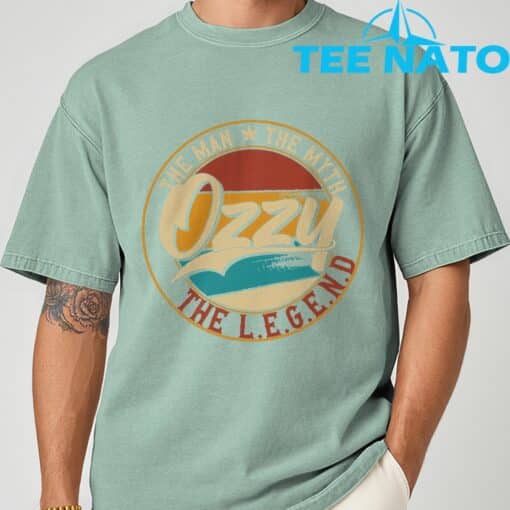 Ozzy The man the myth the legend T-Shirt - Image 10
