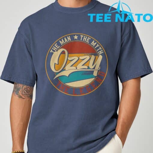 Ozzy The man the myth the legend T-Shirt - Image 8