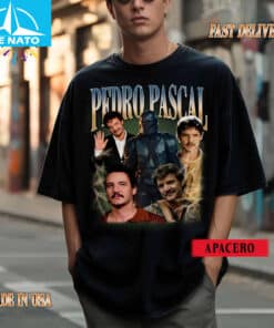 Pedro Pascal The Mandalorian Last of Us Actor Collage Shirt2