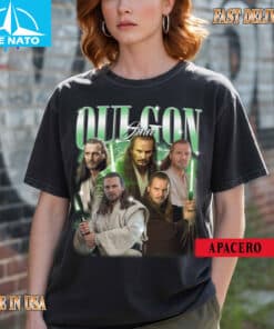 Qui Gon Jinn Star Wars Prequel Movie Jedi Master Shirt3