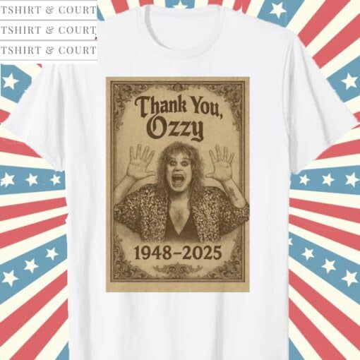RIP Ozzy Osbourne-1948-2025 T-Shirt - Image 3