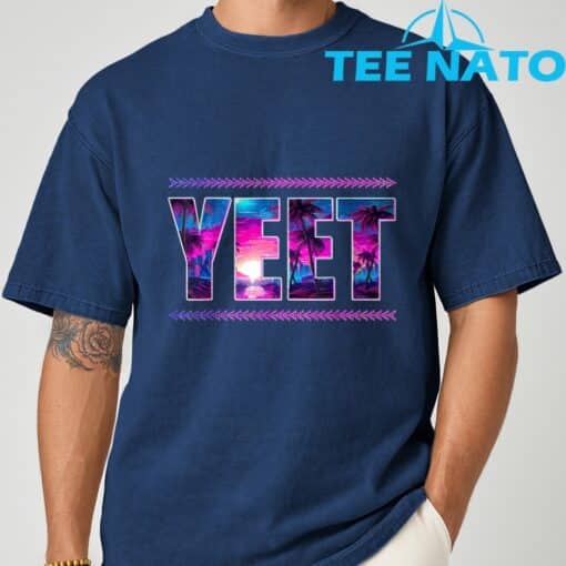 Vintage Yeet Apparel Funny Saying Men Women Kids T-Shirt - Image 3