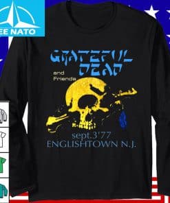 70s Vintage Grateful Dead And Friends 1977 Englishtown Rare Shirt