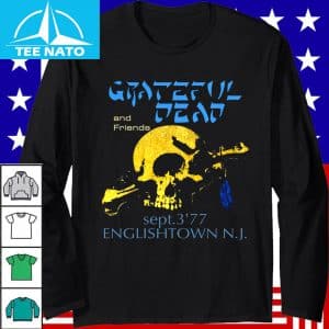 70s Vintage Grateful Dead And Friends 1977 Englishtown Rare Shirt