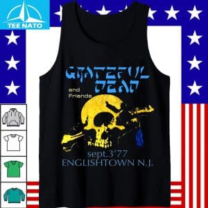 70s Vintage Grateful Dead And Friends 1977 Englishtown Rare Tank Top Shirt