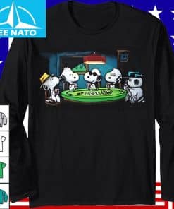 Vintage Peanuts Snoopy Playing Cards Poker SweatShirt