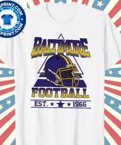 Baltimore Football Retro Sports Fan Shirt