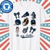 Dallas Cowboys Football Coquette Bow Shirt 9 Dallas Cowboys Football Coquette Bow Shirt 4