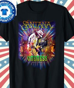 Santana Oneness 2025 Tour Dates Shirt